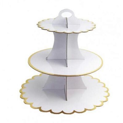 Unbranded 3 Tier Serving Tray Cupcake Tower Cupcake Holders for Parties Wedding Birthday B Unbranded 3 Tier Serving Tray Cupcake Tower Cupcake Holders for Parties Wedding Birthday B