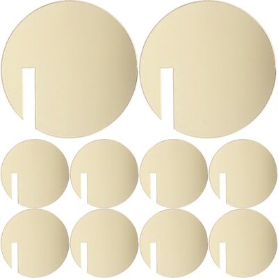 Kricely (As show, One size) 30pcs Acrylic Circle Drink Tags Party Drink Tag Circles Acry Kricely (As show, One size) 30pcs Acrylic Circle Drink Tags Party Drink Tag Circles Acry