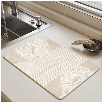 Unbranded (Asayama, 50X80cm 19.7X31.5in) Kitchen countertop no wash silicone drain pad cou Unbranded (Asayama, 50X80cm 19.7X31.5in) Kitchen countertop no wash silicone drain pad cou