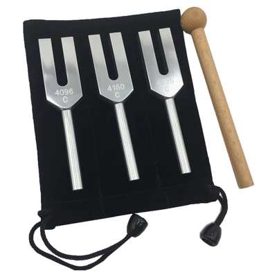 SEM Angel Tuning Fork Set - 4096 Hz, 4160 Hz, 4225 Hz SEM Angel Tuning Fork Set - 4096 Hz, 4160 Hz, 4225 Hz