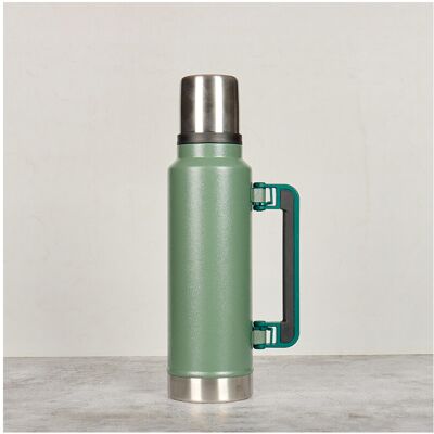 Unbranded (White, 1000ml) New Stanley double-layer stainless steel thermos 1400ml sports k Unbranded (White, 1000ml) New Stanley double-layer stainless steel thermos 1400ml sports k