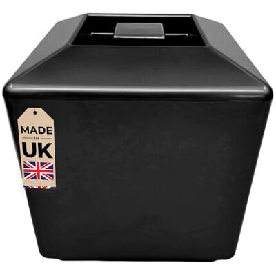 Chabrias Ltd Square Plastic Ice Bucket - Black - Ice Bucket - Kitchen & Dining Chabrias Ltd Square Plastic Ice Bucket - Black - Ice Bucket - Kitchen & Dining