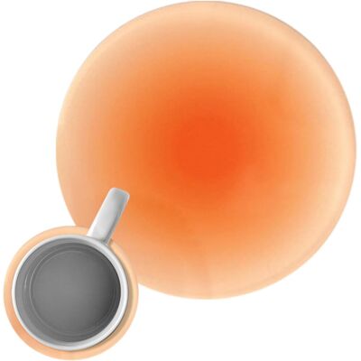 Unbranded (Orange1) Gradient Coasters Acrylic Round Heat-Resistant Placemats - Round Hea Unbranded (Orange1) Gradient Coasters Acrylic Round Heat-Resistant Placemats - Round Hea