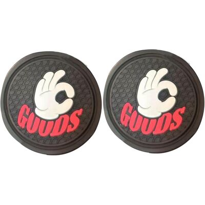 Unbranded (Ordinary Black) Car Coasters Cup Mats - Heat Resistant Reusable Anti Slip Drink Unbranded (Ordinary Black) Car Coasters Cup Mats - Heat Resistant Reusable Anti Slip Drink