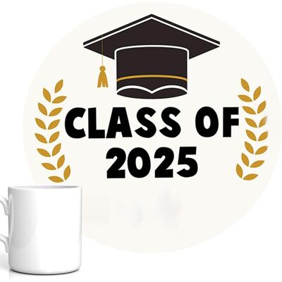 Unbranded (Circular Shape) Wooden Coasters, Drinks Coasters - Class of 2025 Cup Coasters f Unbranded (Circular Shape) Wooden Coasters, Drinks Coasters - Class of 2025 Cup Coasters f