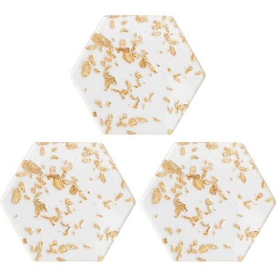 Kricely (As show, One size) 3pcs Household Coasters Coffee Cup Coasters Desktop Acrylic Kricely (As show, One size) 3pcs Household Coasters Coffee Cup Coasters Desktop Acrylic