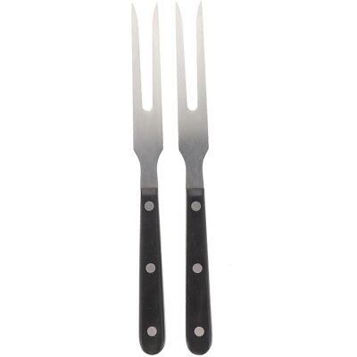 Kricely (As show, One size) 2pcs Practical Grilling Skewers Barbecue Steak Forks Outdoor Kricely (As show, One size) 2pcs Practical Grilling Skewers Barbecue Steak Forks Outdoor