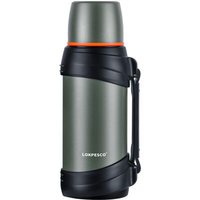 LOKPESCO Large Coffee Flask for Hot and Cold Drinks 2L/70oz, Stainless Steel Vac LOKPESCO Large Coffee Flask for Hot and Cold Drinks 2L/70oz, Stainless Steel Vac