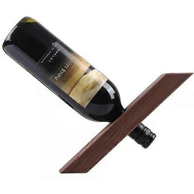 Unbranded (As show, One size) Creative minimalist wooden balanced wine rack black walnut w Unbranded (As show, One size) Creative minimalist wooden balanced wine rack black walnut w