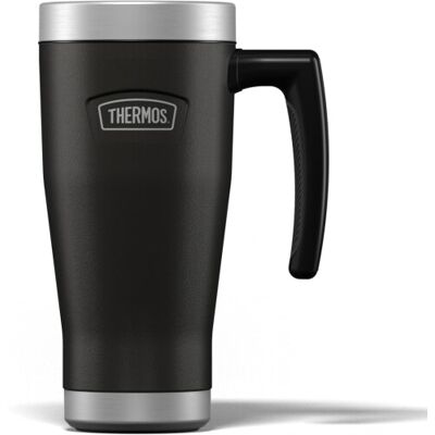 Thermos Icon Granite Black Travel Mug (470ml) - 7hr Hot/22hr Cold Thermos Icon Granite Black Travel Mug (470ml) - 7hr Hot/22hr Cold