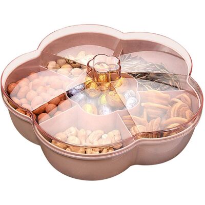 Unbranded Divided Snack Serving Tray for Party Serving Dishes with 6 Sections Unbranded Divided Snack Serving Tray for Party Serving Dishes with 6 Sections