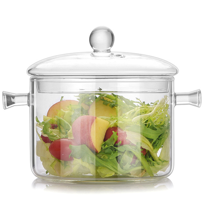 Semoic Double Ear Bowl Glass with Lid High Borosilicate H Semoic Double Ear Bowl Glass with Lid High Borosilicate H
