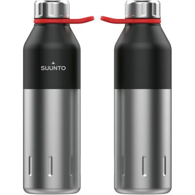 SUUNTO Stainless Steel Sports Water Bottle Black SUUNTO Stainless Steel Sports Water Bottle Black