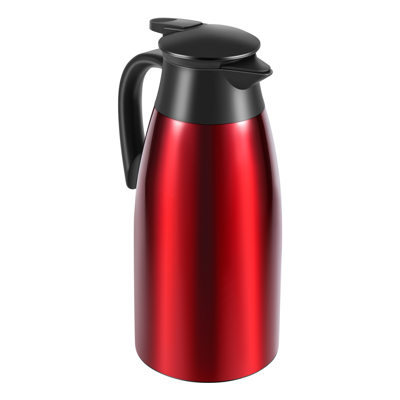 Exogio Red 304 Stainless Steel 2L Thermal Flask Vacuum Insulated Water Pot Coffee Tea M Exogio Red 304 Stainless Steel 2L Thermal Flask Vacuum Insulated Water Pot Coffee Tea M