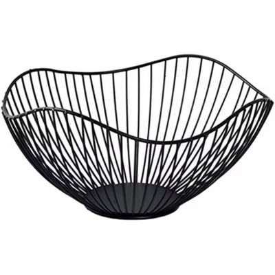 Saudism Iron Fruit Basket Container Bowl Home Drain Display Table Bread Snacks Tray Stor Saudism Iron Fruit Basket Container Bowl Home Drain Display Table Bread Snacks Tray Stor