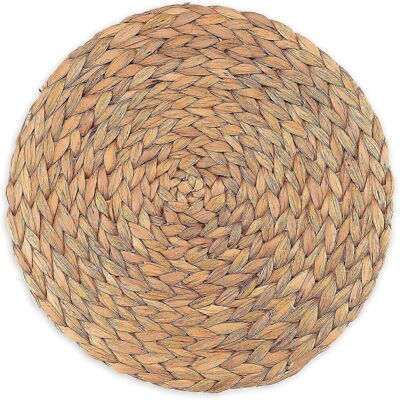Unbranded Set of 4 water hyacinth coasters, seagrass coasters, easy to clean, small round Unbranded Set of 4 water hyacinth coasters, seagrass coasters, easy to clean, small round