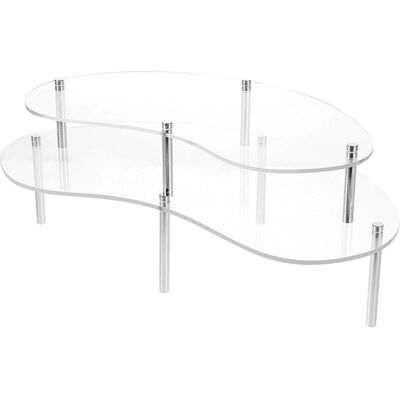Unbranded (30 x 16.5 x 7 cm - Assorted Colors) 1 Set Clear Cake Stand, Cupcake Dessert Dis Unbranded (30 x 16.5 x 7 cm - Assorted Colors) 1 Set Clear Cake Stand, Cupcake Dessert Dis