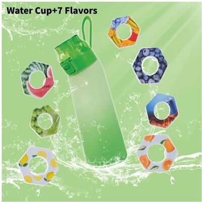 Unbranded (Green) Creative Air Up Water Bottle Tritan Taste Pod Fruit Fragrance Flavor Col Unbranded (Green) Creative Air Up Water Bottle Tritan Taste Pod Fruit Fragrance Flavor Col