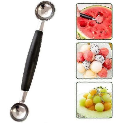 Unbranded stainless steel melon baller double ended fruit baller spoon Unbranded stainless steel melon baller double ended fruit baller spoon