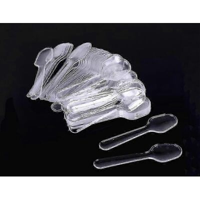 Unbranded 500 Pcs Disposable Clear Plastic Tasting Spoons, Small Tasting Spoons for Food, Unbranded 500 Pcs Disposable Clear Plastic Tasting Spoons, Small Tasting Spoons for Food,
