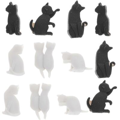 Unbranded 12 Pack Cat Shape Silicone Wine Glass Markers for Home Party (Assorted Colors) Unbranded 12 Pack Cat Shape Silicone Wine Glass Markers for Home Party (Assorted Colors)