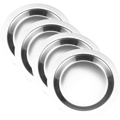 Unbranded Set of 4 Stainless Steel Coasters Heat Resistant Wine Bottle Cup Mat Tea Cup Pad Unbranded Set of 4 Stainless Steel Coasters Heat Resistant Wine Bottle Cup Mat Tea Cup Pad