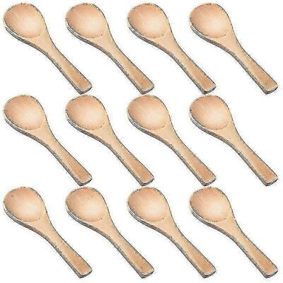 Unbranded 30 small wooden spoons, mini natural wooden spoons, mini tasting spoons, condime Unbranded 30 small wooden spoons, mini natural wooden spoons, mini tasting spoons, condime