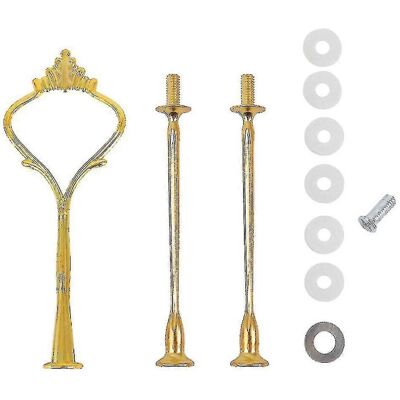 Unbranded (Gold) 10 Pcs Cake Stand Accessories Kit, 3 Tier Cake Stand Tiered Tray Unbranded (Gold) 10 Pcs Cake Stand Accessories Kit, 3 Tier Cake Stand Tiered Tray