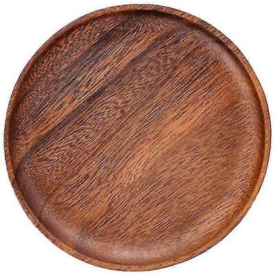Unbranded Round wooden plate Fruit plate Bread tray Wooden serving plate Wooden tray Unbranded Round wooden plate Fruit plate Bread tray Wooden serving plate Wooden tray