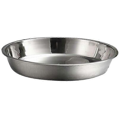 Unbranded Stainless Steel Non-Magnetic Round Dinner Plate Portable Fruit Plate Cake Pan (S Unbranded Stainless Steel Non-Magnetic Round Dinner Plate Portable Fruit Plate Cake Pan (S