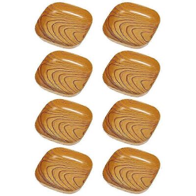Unbranded Set of 8 practical serving plates for the office, kitchen accessories Unbranded Set of 8 practical serving plates for the office, kitchen accessories