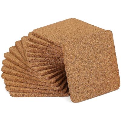 Unbranded Set of 20 round cork coasters Unbranded Set of 20 round cork coasters