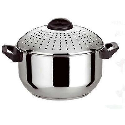Kikidex (As show, One size) Stainless Steel Noodle Pot Strainer Insert Stock Pot Pasta S Kikidex (As show, One size) Stainless Steel Noodle Pot Strainer Insert Stock Pot Pasta S