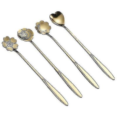 Unbranded Set of 8 reusable stainless steel tea spoons Unbranded Set of 8 reusable stainless steel tea spoons
