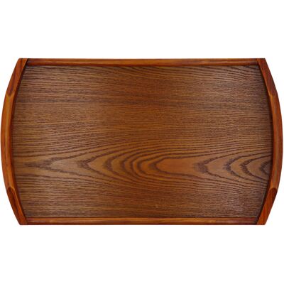 Unbranded Rectangular Wooden Tray 45x27x4.5cm with Handle for Home & Hotel Unbranded Rectangular Wooden Tray 45x27x4.5cm with Handle for Home & Hotel