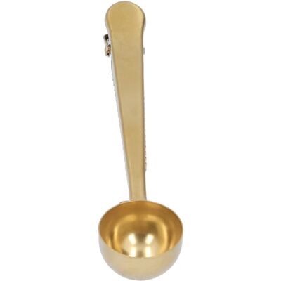 Unbranded 430 Stainless Steel 2-in-1 Coffee Scoop & Bag Clip, 175mm Unbranded 430 Stainless Steel 2-in-1 Coffee Scoop & Bag Clip, 175mm