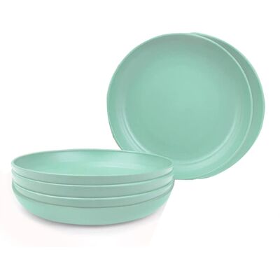 Unbranded Space Saving, Easy Clean Microwave Safe Stoneware Dinnerware Set For Your Modern Unbranded Space Saving, Easy Clean Microwave Safe Stoneware Dinnerware Set For Your Modern