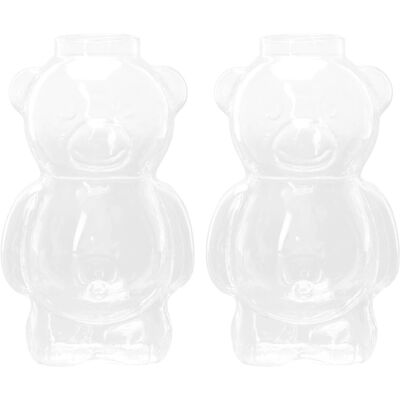 Unbranded 2 Pcs Bear Shaped Cocktail Glasses, Transparent Glassware for Wine, Juice, Coffe Unbranded 2 Pcs Bear Shaped Cocktail Glasses, Transparent Glassware for Wine, Juice, Coffe