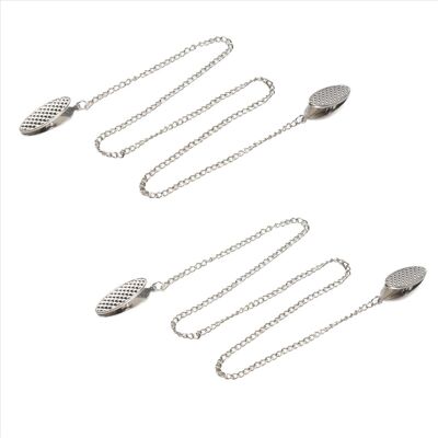 Unbranded 2 Pcs Napkin Chain Napkin Holder Napkin Clips Chain Flexible Lanyard Neck Strap Unbranded 2 Pcs Napkin Chain Napkin Holder Napkin Clips Chain Flexible Lanyard Neck Strap