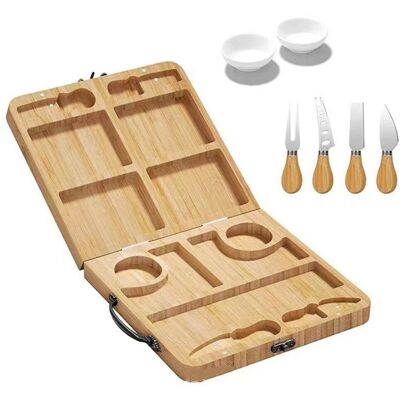 Unbranded Wood Cheese Board, Foldable Fruit Bread Cutting Board, Cooked Cheese Cutting Boa Unbranded Wood Cheese Board, Foldable Fruit Bread Cutting Board, Cooked Cheese Cutting Boa