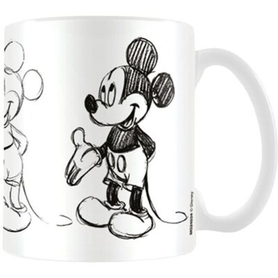 Disney Mickey Mouse Mug White/Black - Mug Disney Mickey Mouse Mug White/Black - Mug