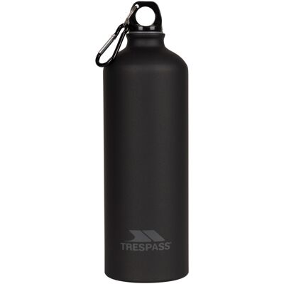 (EACH, Matt Black) Trespass Drinking Bottle 1L Stainless Steel Slurp (EACH, Matt Black) Trespass Drinking Bottle 1L Stainless Steel Slurp