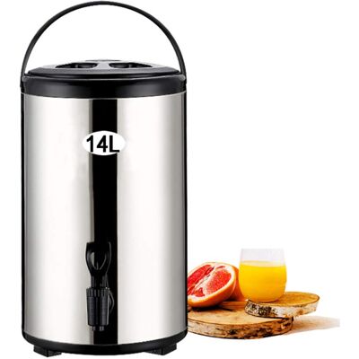 Unbranded Insulated Beverage Dispenser Stainless Steel 14L Large Capacity Hot and Cold Dri Unbranded Insulated Beverage Dispenser Stainless Steel 14L Large Capacity Hot and Cold Dri