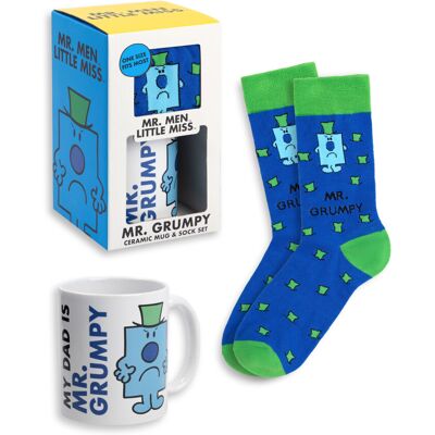 Mr. Men Mug and Sock Gift Set (Mens Blue) Mr. Men Mug and Sock Gift Set (Mens Blue)