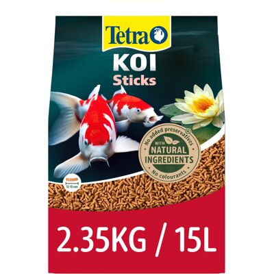 Tetra Koi Pond Fish Food Sticks 2.35kg - biologically balanced for koi fish Tetra Koi Pond Fish Food Sticks 2.35kg - biologically balanced for koi fish