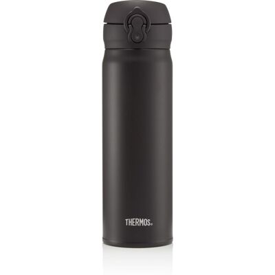 Thermos Flask, Stainless Steel, Matt Black, 470 ml Thermos Flask, Stainless Steel, Matt Black, 470 ml