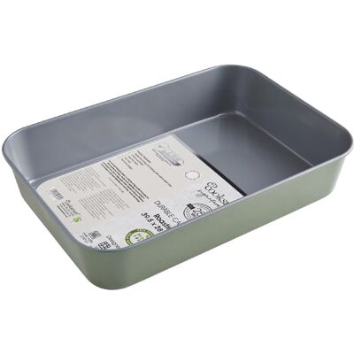 Cooksmart Signature Roasting Tin 39cm ? Carbon Steel PFOA-Free Non-Stick Coati Cooksmart Signature Roasting Tin 39cm ? Carbon Steel PFOA-Free Non-Stick Coati