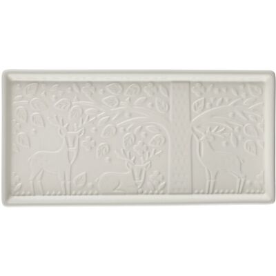 Mason Cash in The Forest Platter 30cm Embossed Stoneware Serving Plate with Ra Mason Cash in The Forest Platter 30cm Embossed Stoneware Serving Plate with Ra