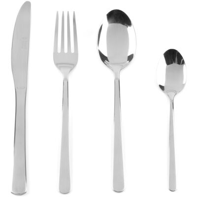 Russell Hobbs RH00022GP Vienna 16 Piece Cutlery Set - Stainless Steel Silverware Russell Hobbs RH00022GP Vienna 16 Piece Cutlery Set - Stainless Steel Silverware