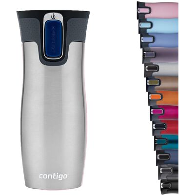 Contigo West Loop Autoseal Travel Mug, Stainless Steel Thermal Mug, Vacuum Flask Contigo West Loop Autoseal Travel Mug, Stainless Steel Thermal Mug, Vacuum Flask